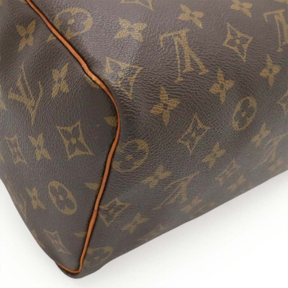 LOUIS VUITTON Brown Monogram Speedy 25 Boston Bag - Picture 5 of 10